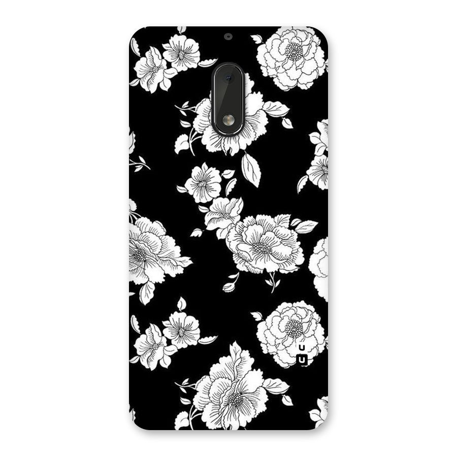 Cool Pattern Flowers Back Case for Nokia 6