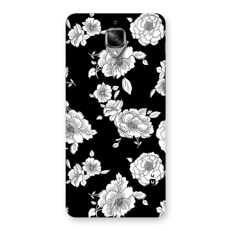 Cool Pattern Flowers Back Case for OnePlus 3