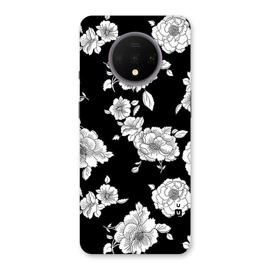 Cool Pattern Flowers Back Case for OnePlus 7T