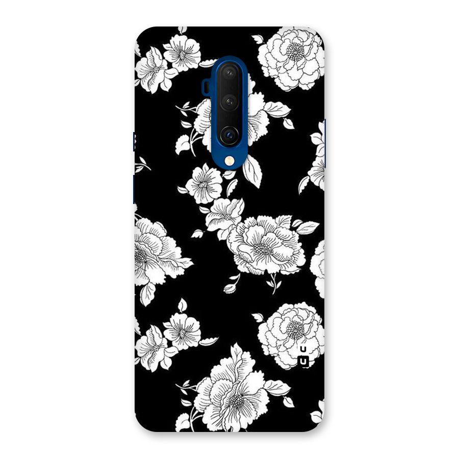 Cool Pattern Flowers Back Case for OnePlus 7T Pro