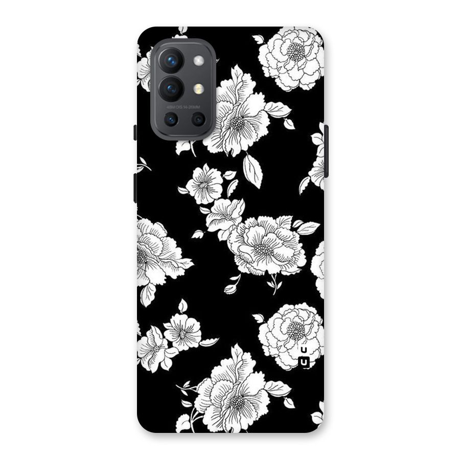 Cool Pattern Flowers Back Case for OnePlus 9R