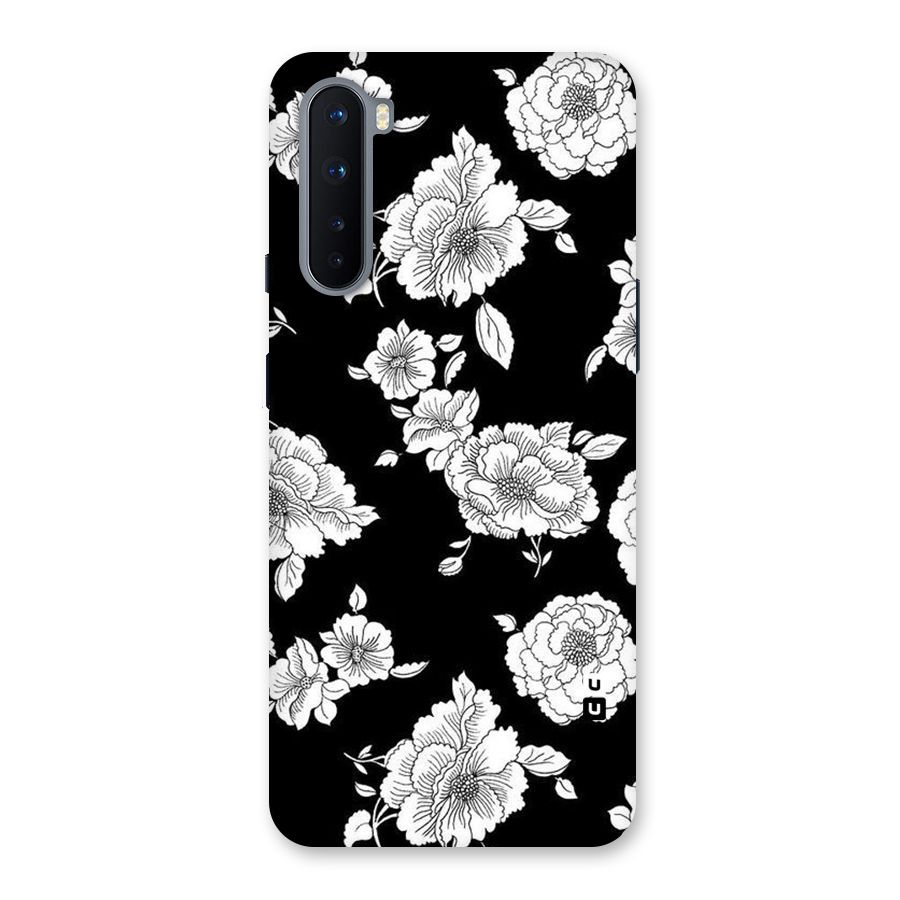 Cool Pattern Flowers Back Case for OnePlus Nord