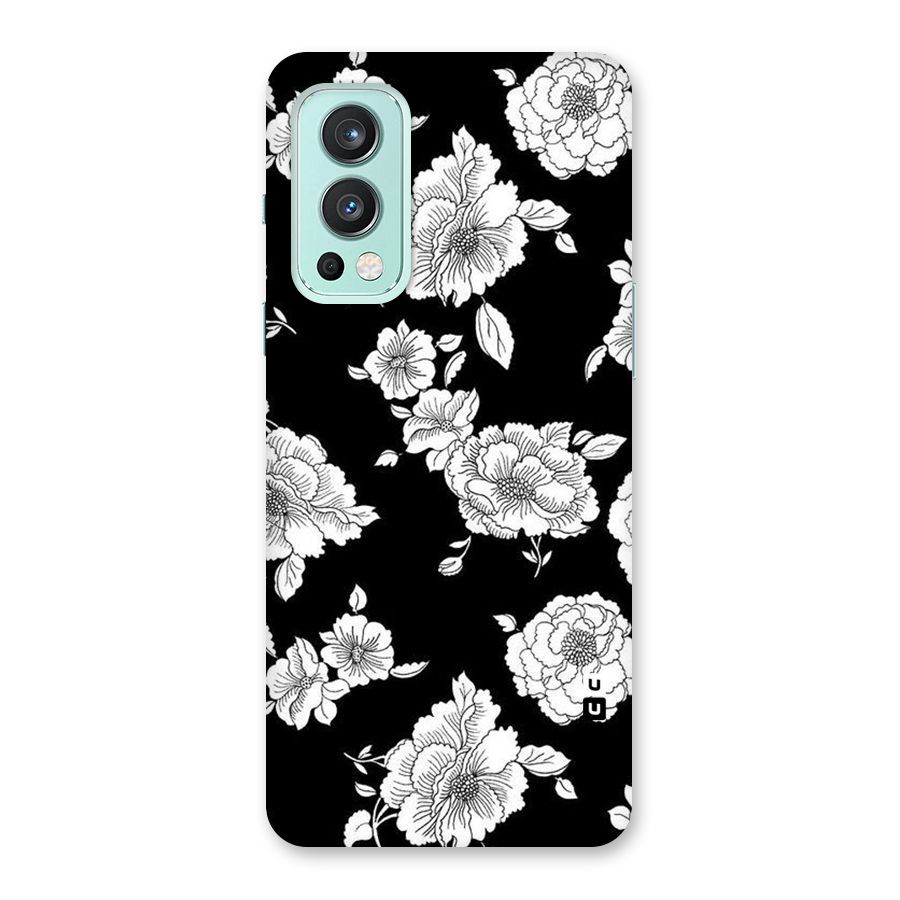 Cool Pattern Flowers Back Case for OnePlus Nord 2 5G