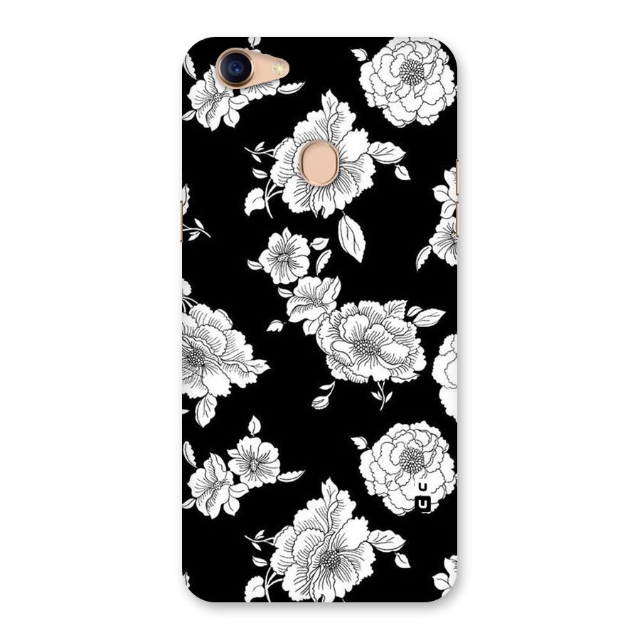 Cool Pattern Flowers Back Case for Oppo F5 Youth