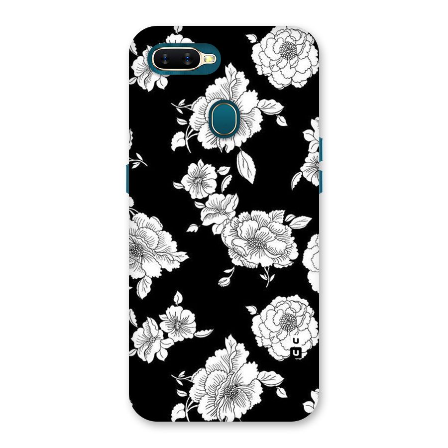 Cool Pattern Flowers Back Case for Oppo A11k