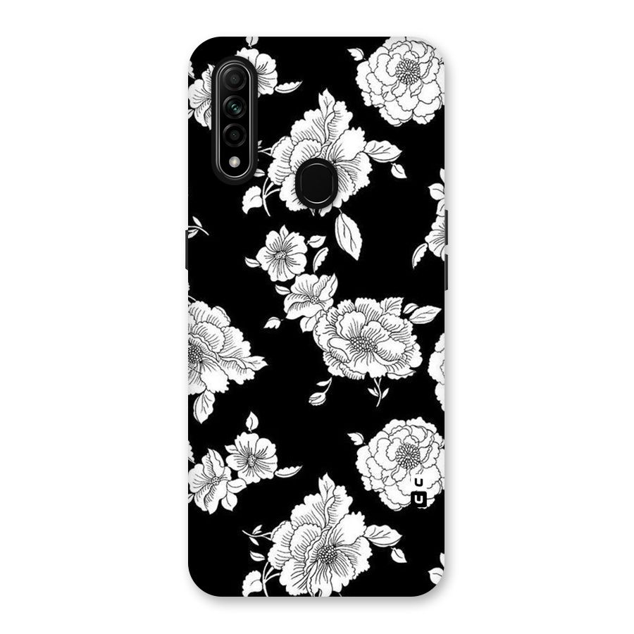 Cool Pattern Flowers Back Case for Oppo A31