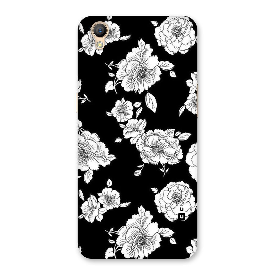 Cool Pattern Flowers Back Case for Oppo A37
