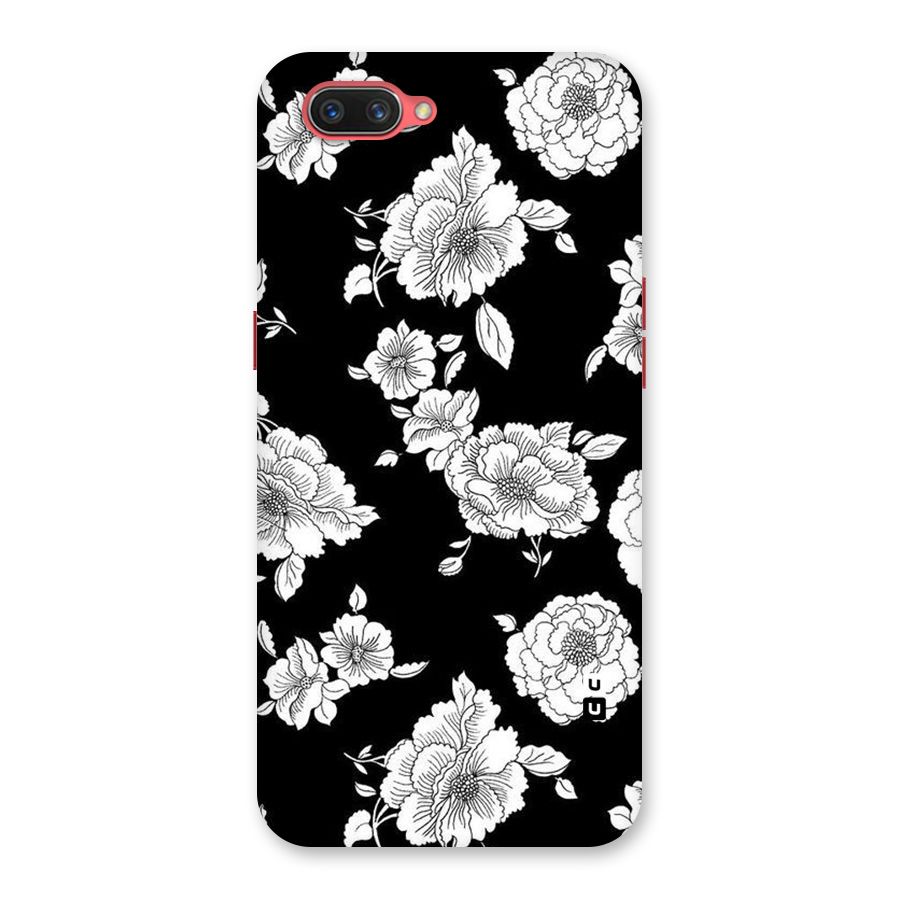 Cool Pattern Flowers Back Case for Oppo A3s