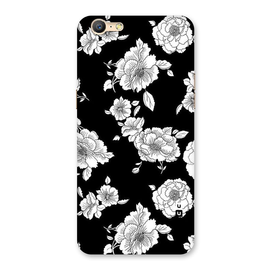 Cool Pattern Flowers Back Case for Oppo A57