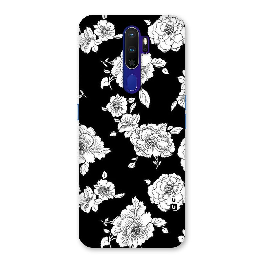 Cool Pattern Flowers Back Case for Oppo A9 (2020)