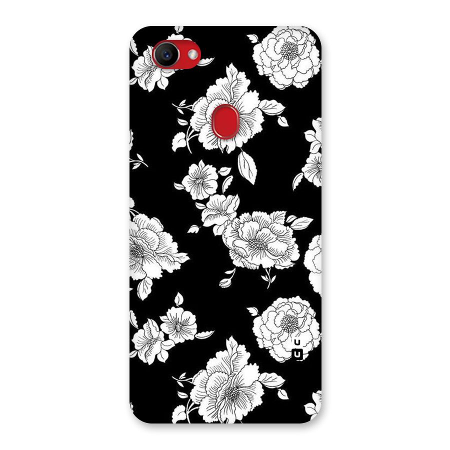 Cool Pattern Flowers Back Case for Oppo F7