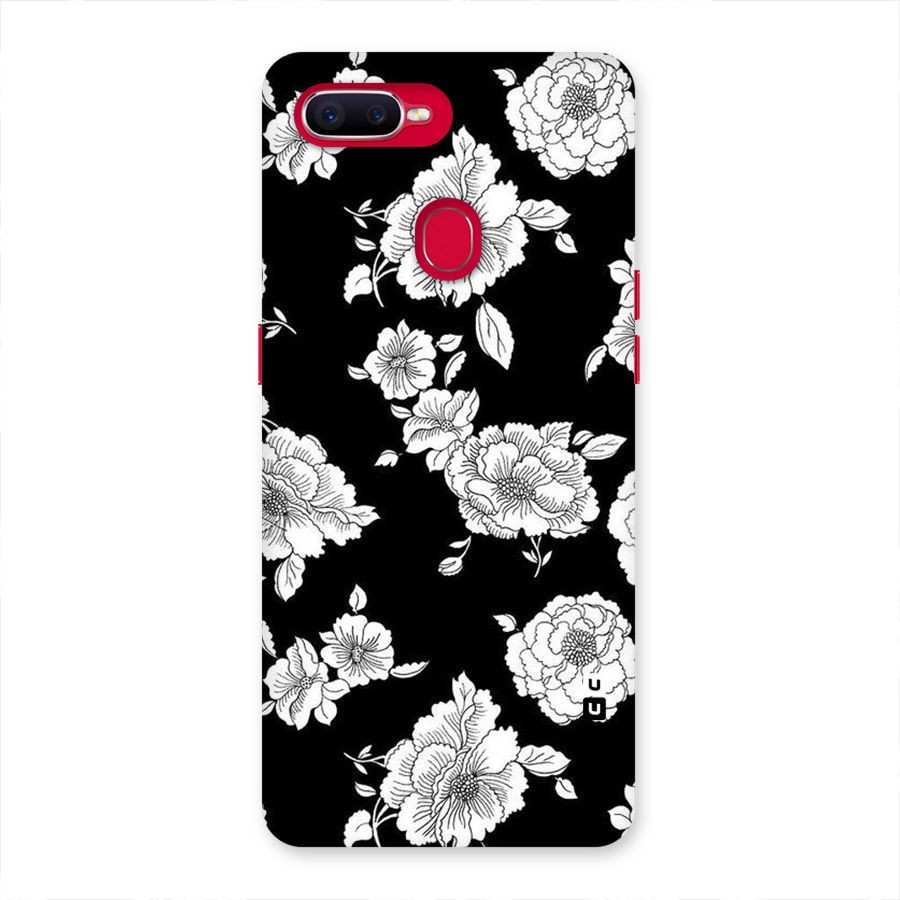 Cool Pattern Flowers Back Case for Oppo F9 Pro