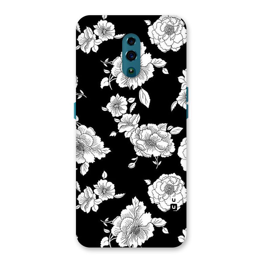 Cool Pattern Flowers Back Case for Oppo Reno
