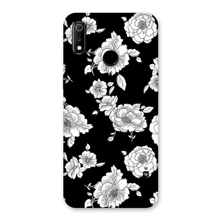 Cool Pattern Flowers Back Case for Realme 3