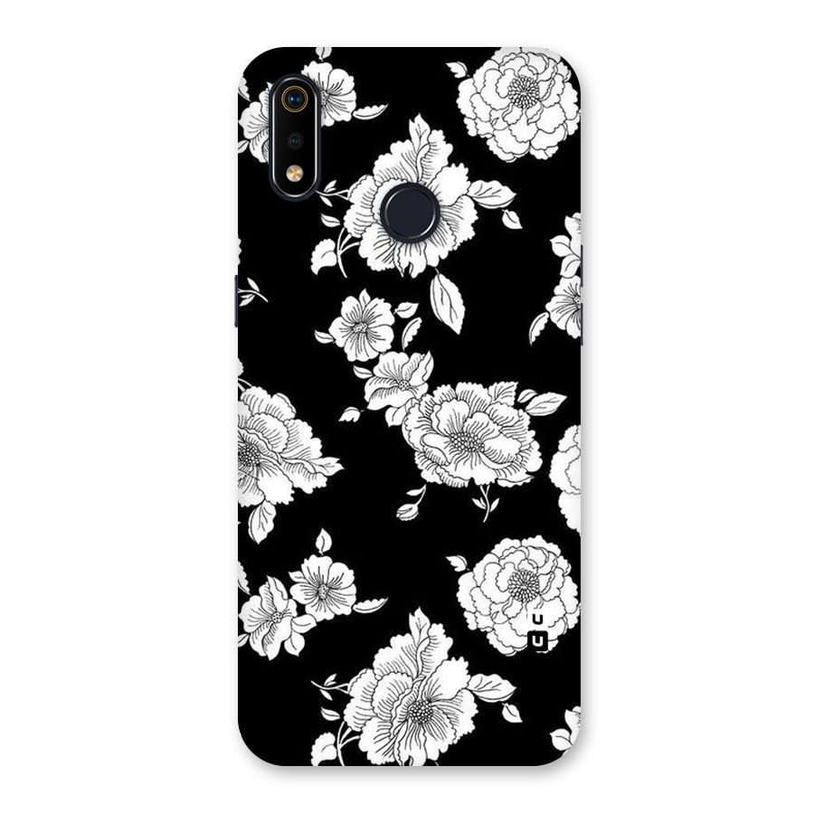 Cool Pattern Flowers Back Case for Realme 3i