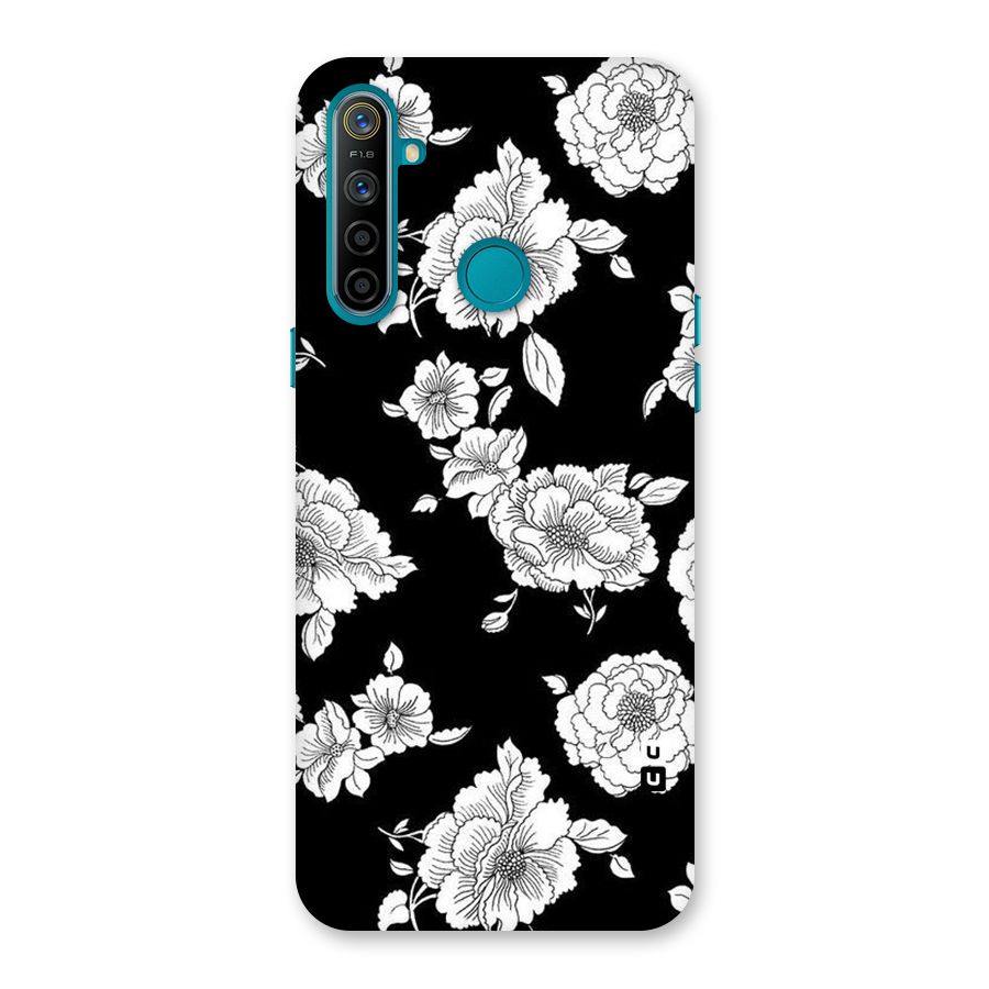 Cool Pattern Flowers Back Case for Realme 5i