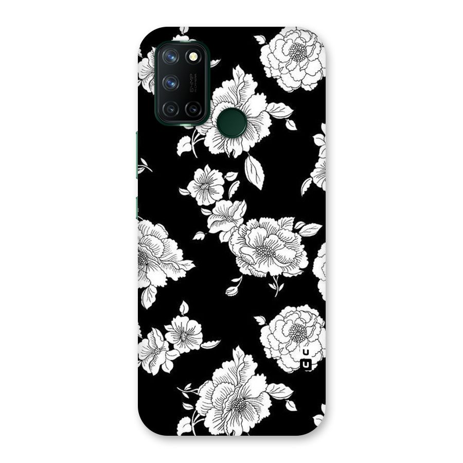 Cool Pattern Flowers Back Case for Realme 7i