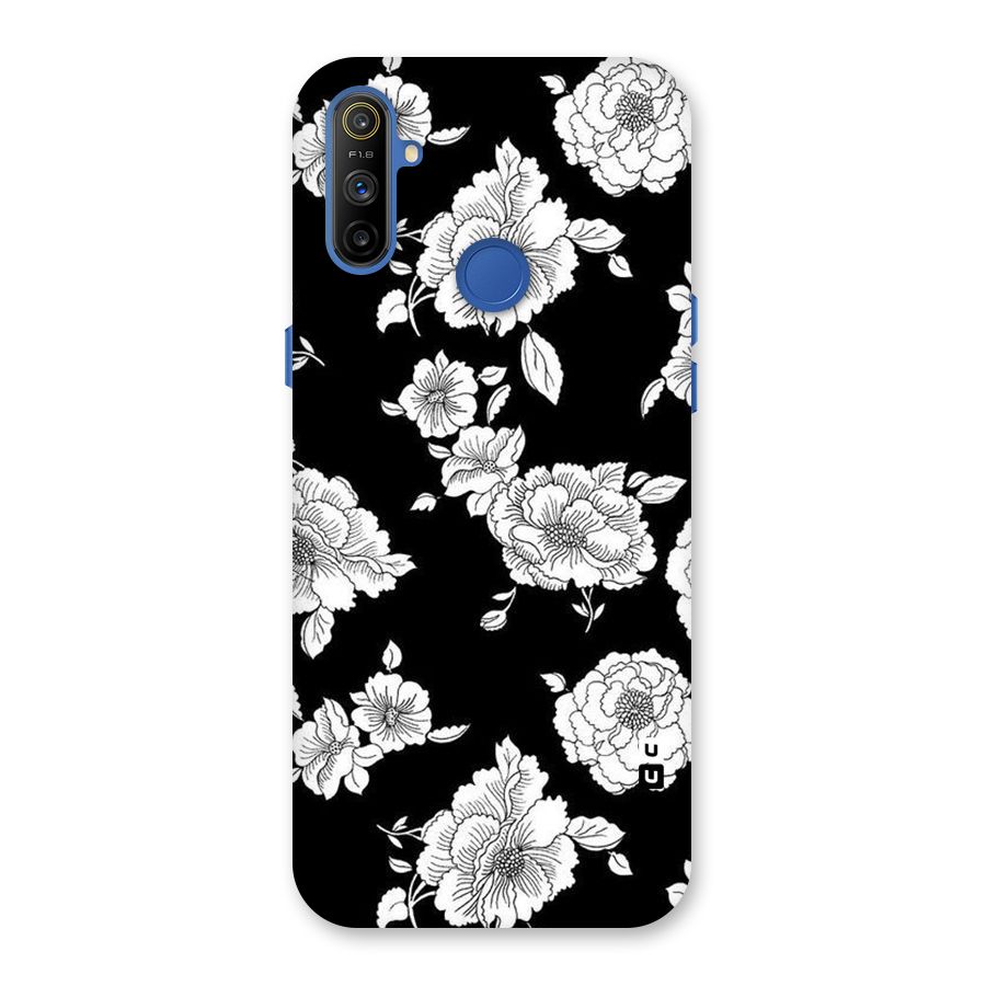 Cool Pattern Flowers Back Case for Realme Narzo 10A