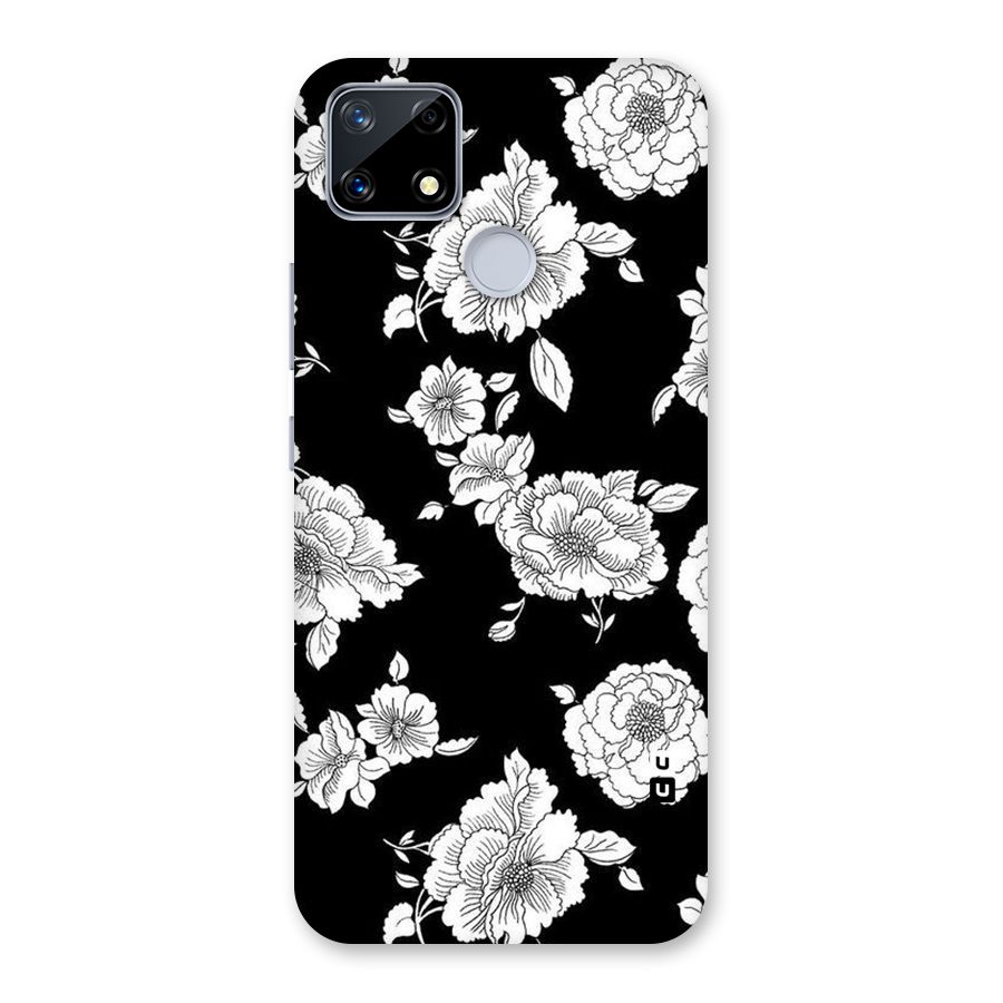 Cool Pattern Flowers Back Case for Realme Narzo 20