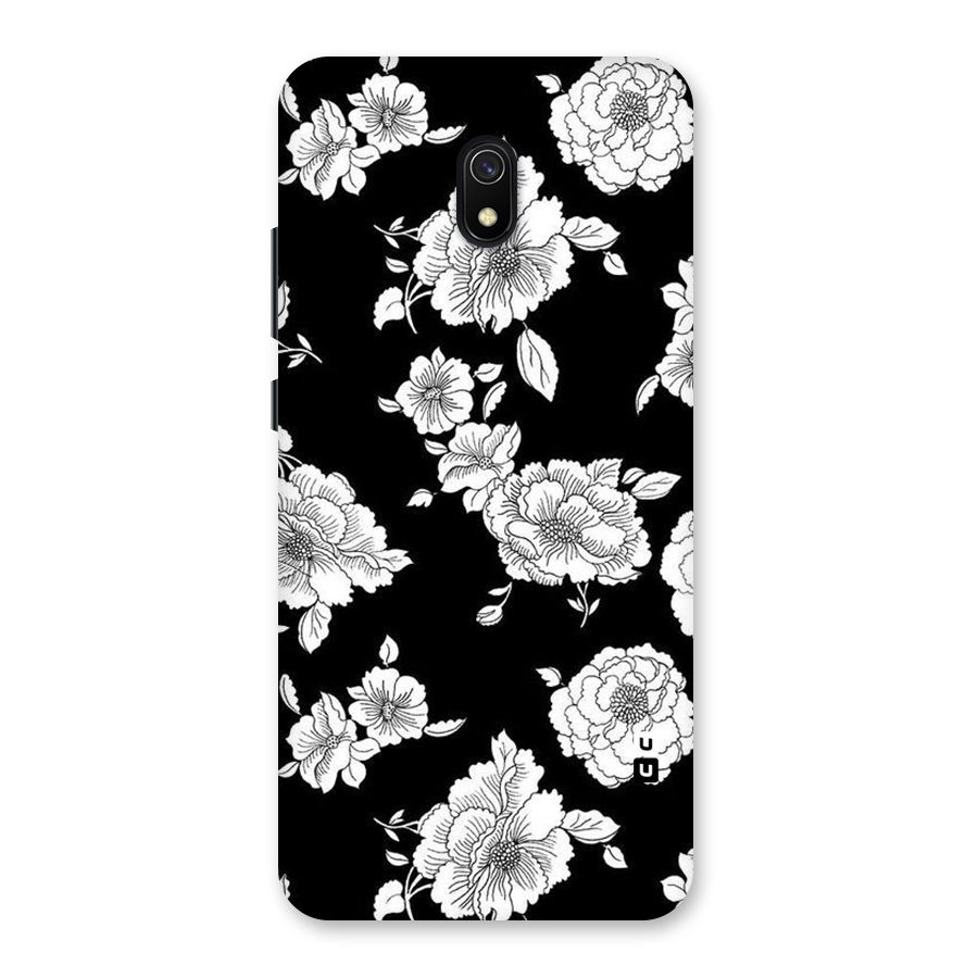 Cool Pattern Flowers Back Case for Redmi 8A