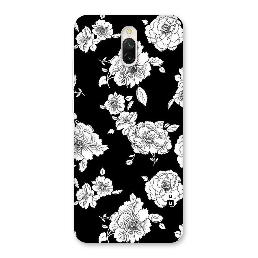 Cool Pattern Flowers Back Case for Redmi 8A Dual