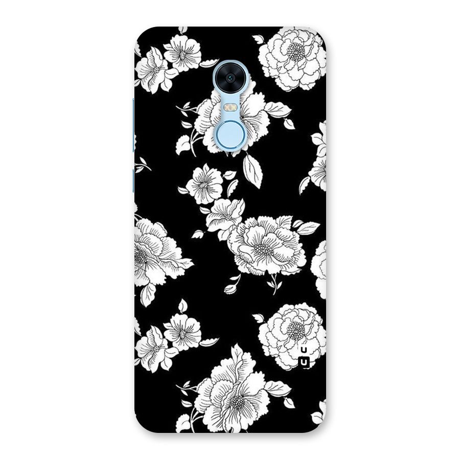 Cool Pattern Flowers Back Case for Redmi Note 5