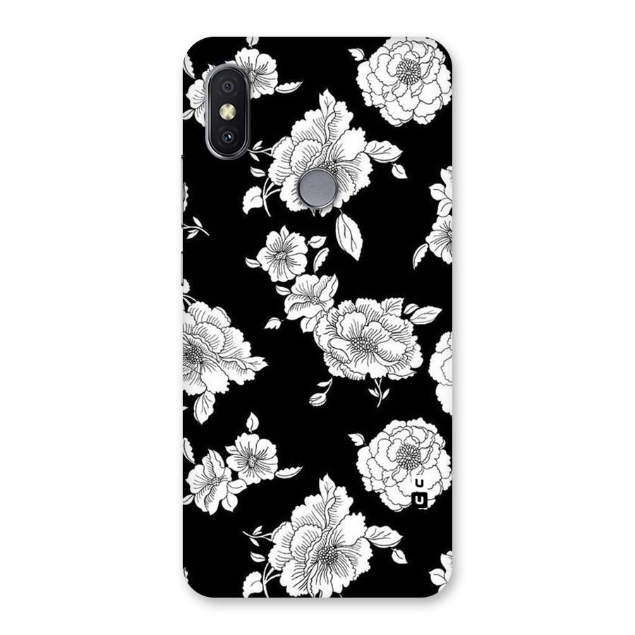 Cool Pattern Flowers Back Case for Redmi Y2