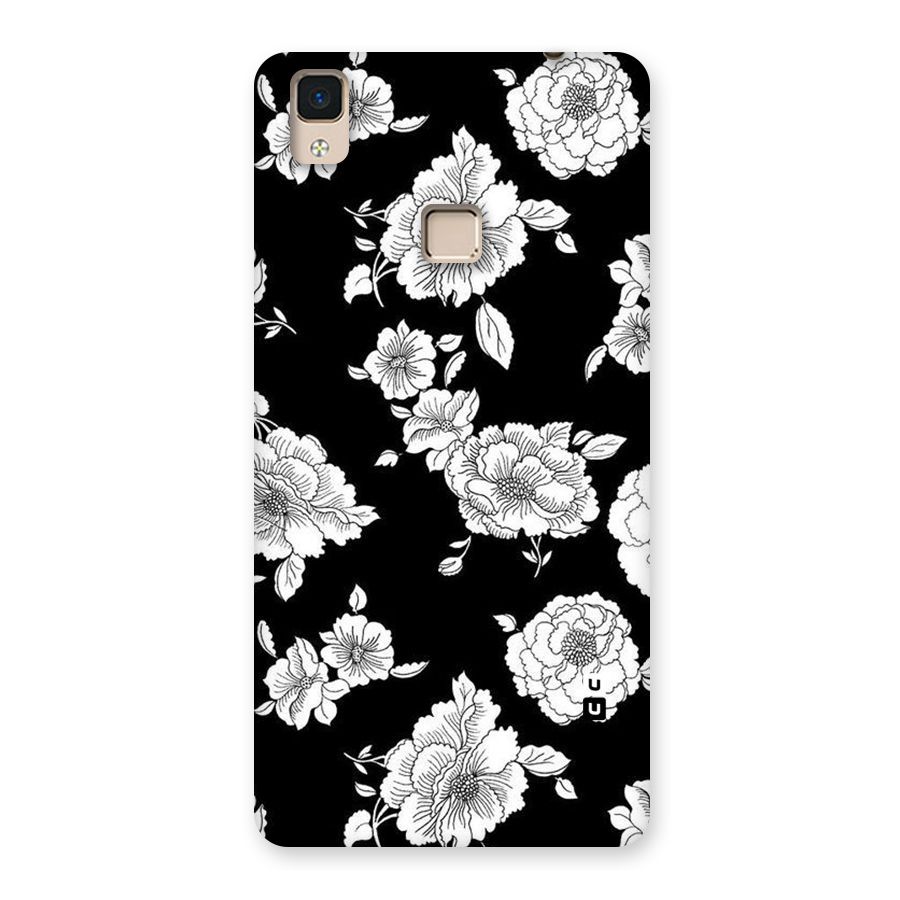 Cool Pattern Flowers Back Case for V3 Max