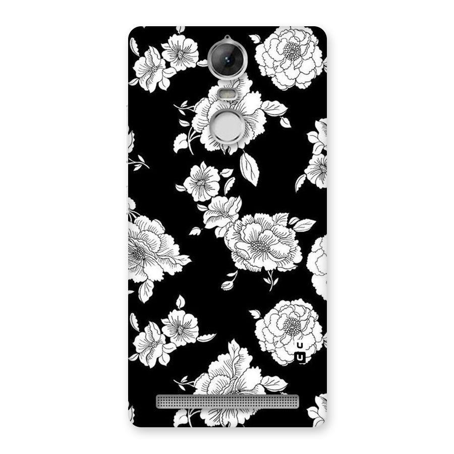 Cool Pattern Flowers Back Case for Vibe K5 Note