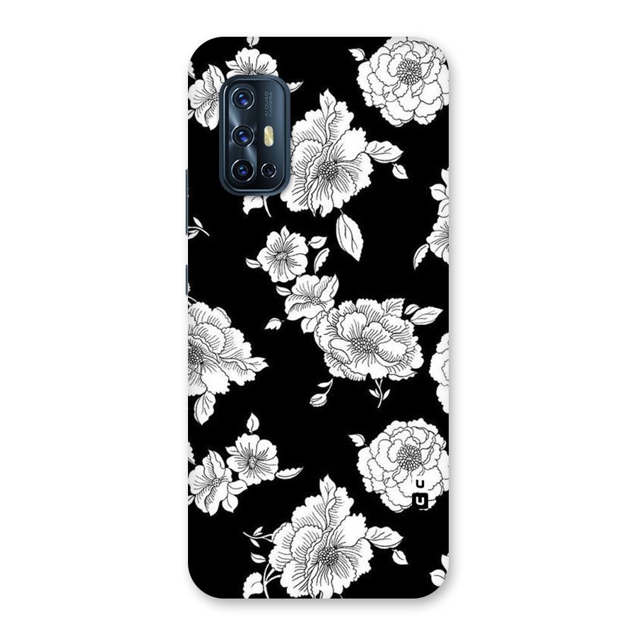 Cool Pattern Flowers Back Case for Vivo V17