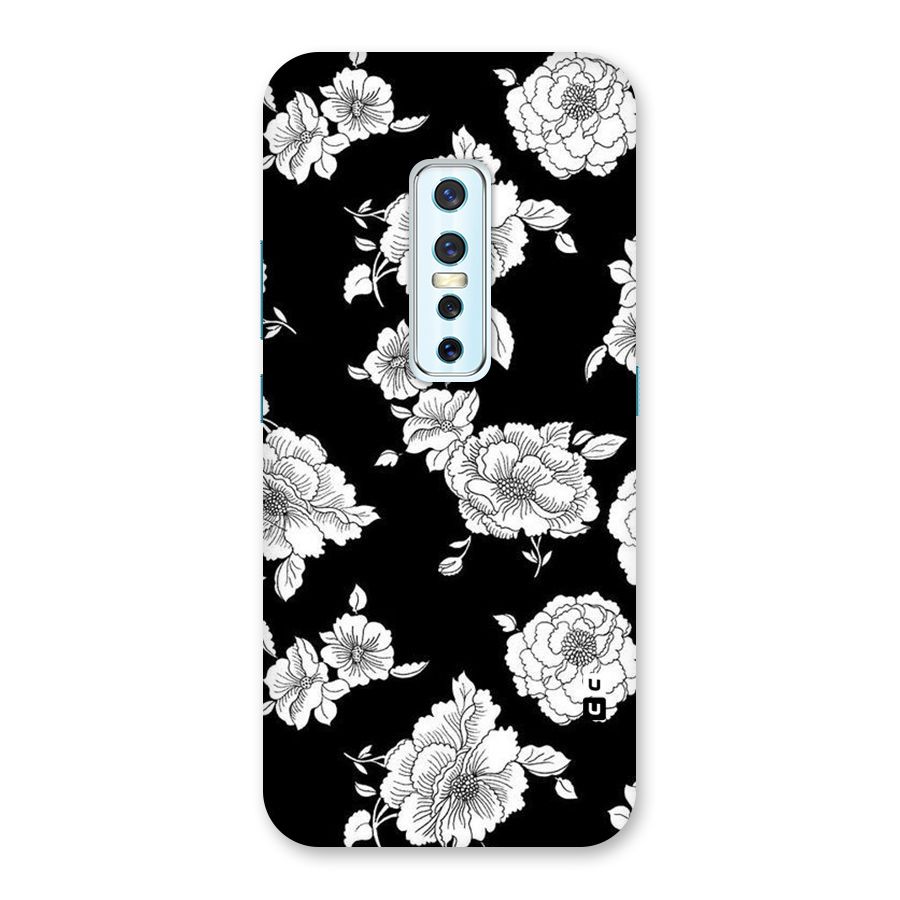 Cool Pattern Flowers Back Case for Vivo V17 Pro