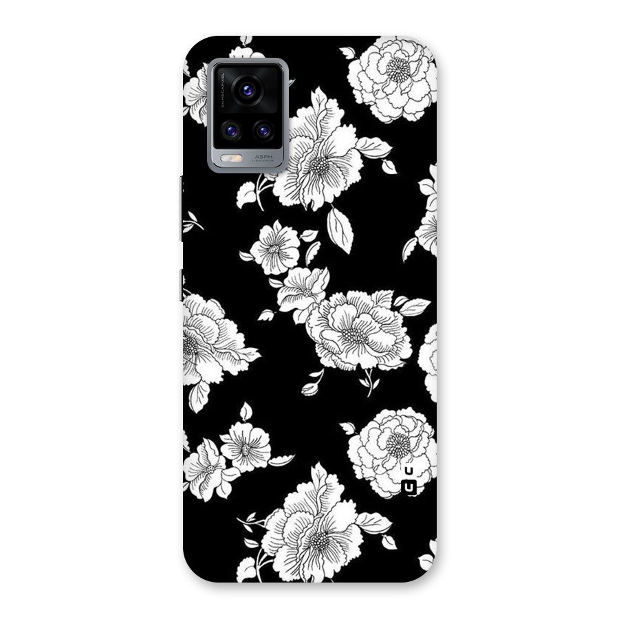 Cool Pattern Flowers Back Case for Vivo V20
