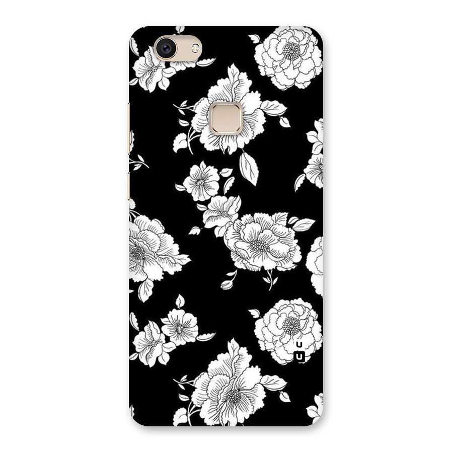 Cool Pattern Flowers Back Case for Vivo V7