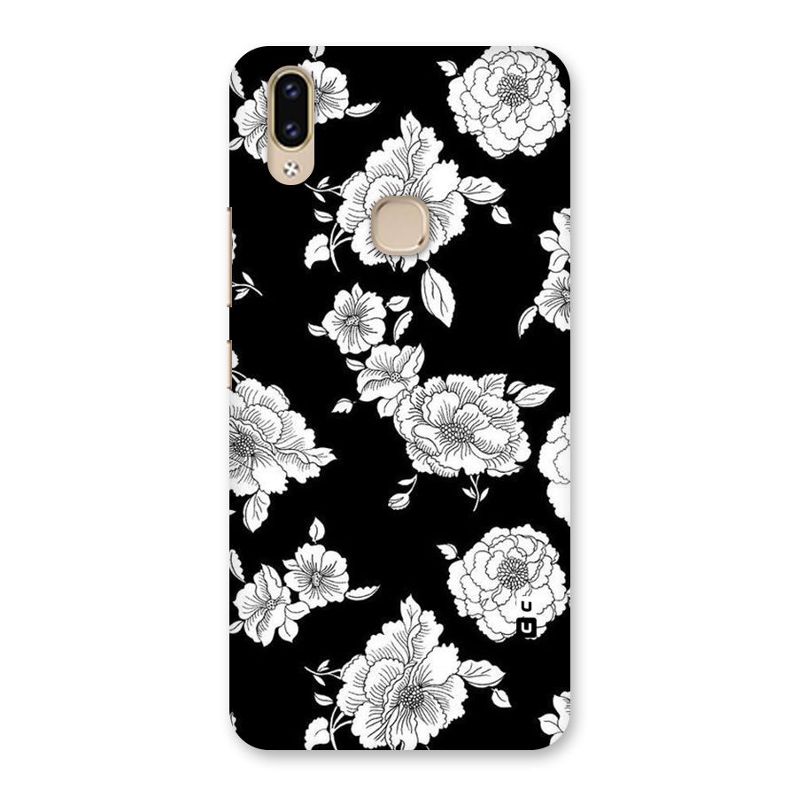 Cool Pattern Flowers Back Case for Vivo V9 Youth