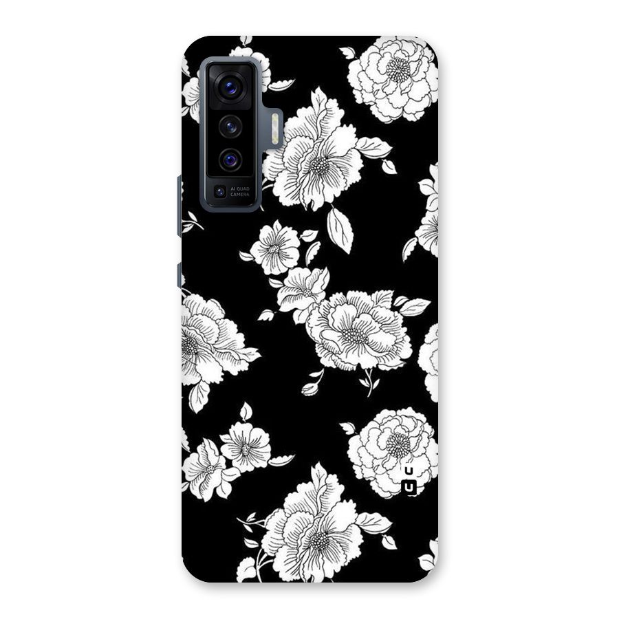 Cool Pattern Flowers Back Case for Vivo X50