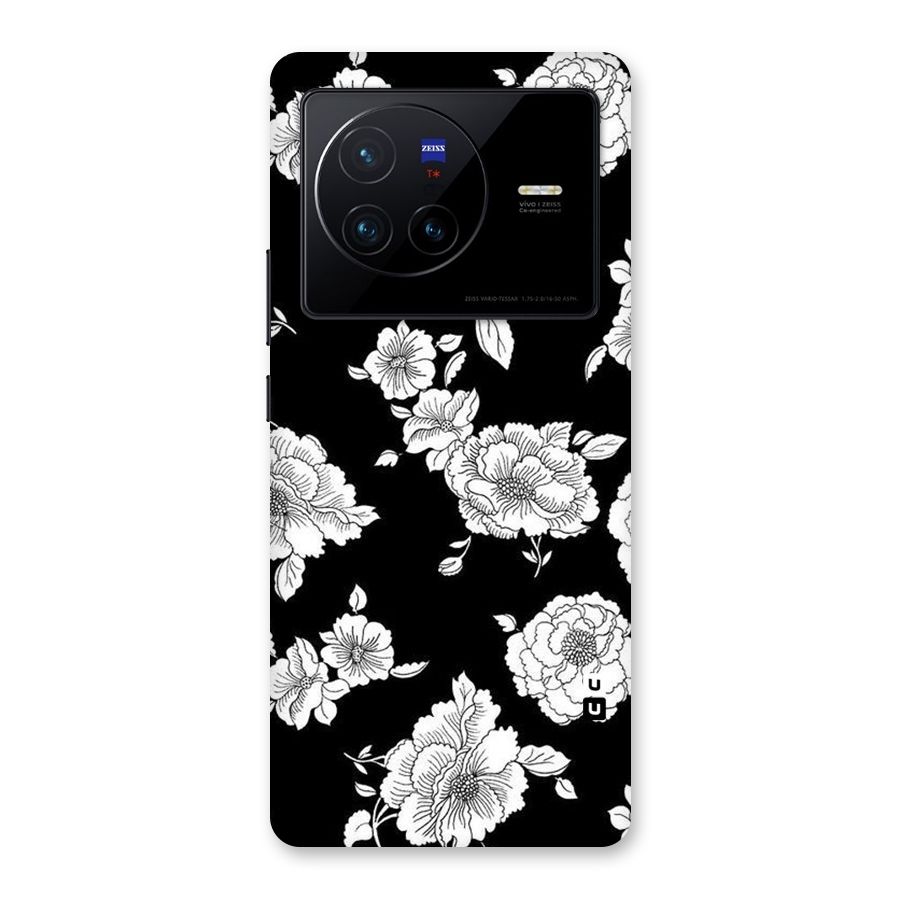 Cool Pattern Flowers Back Case for Vivo X80