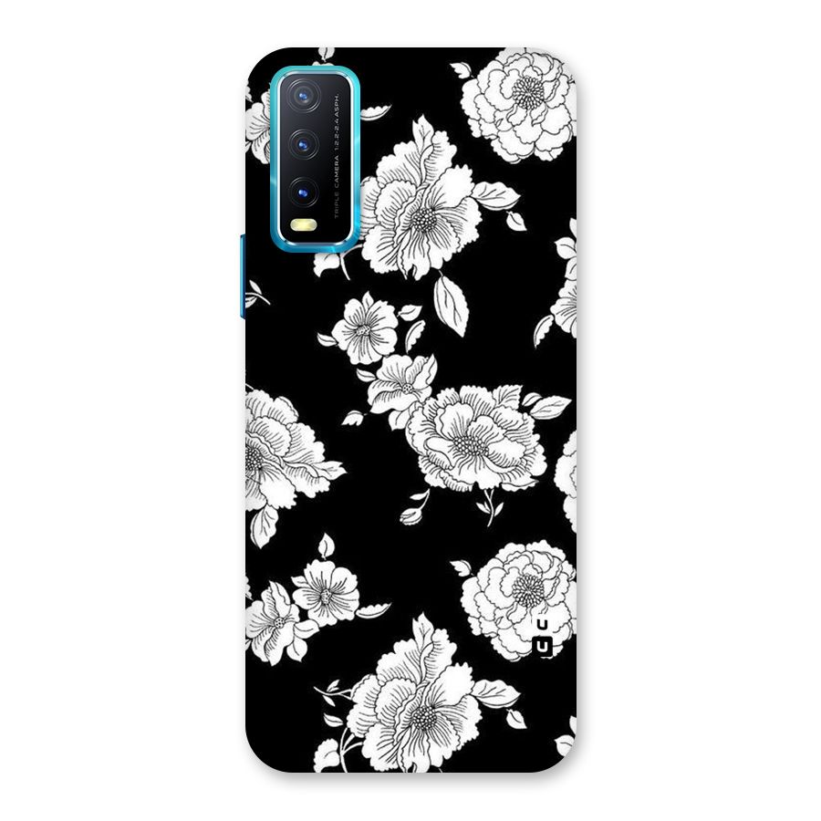 Cool Pattern Flowers Back Case for Vivo Y20G