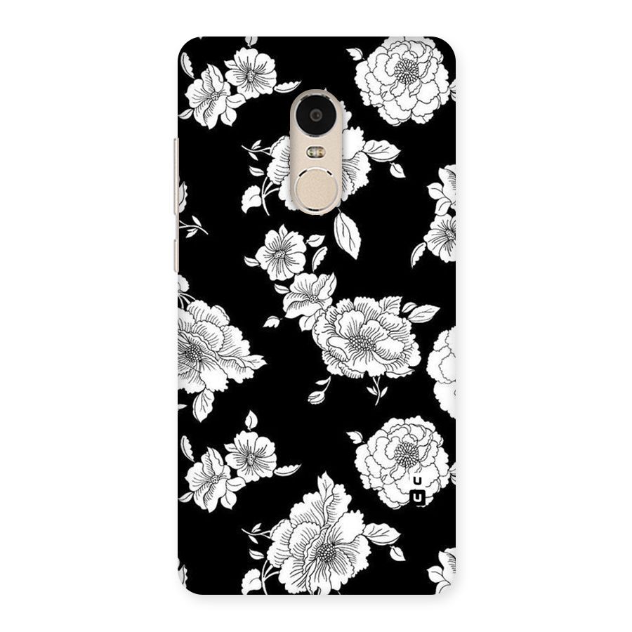 Cool Pattern Flowers Back Case for Xiaomi Redmi Note 4