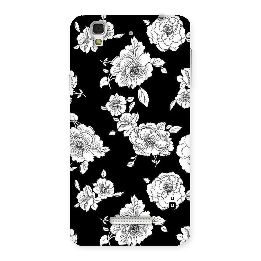 Cool Pattern Flowers Back Case for YU Yureka Plus