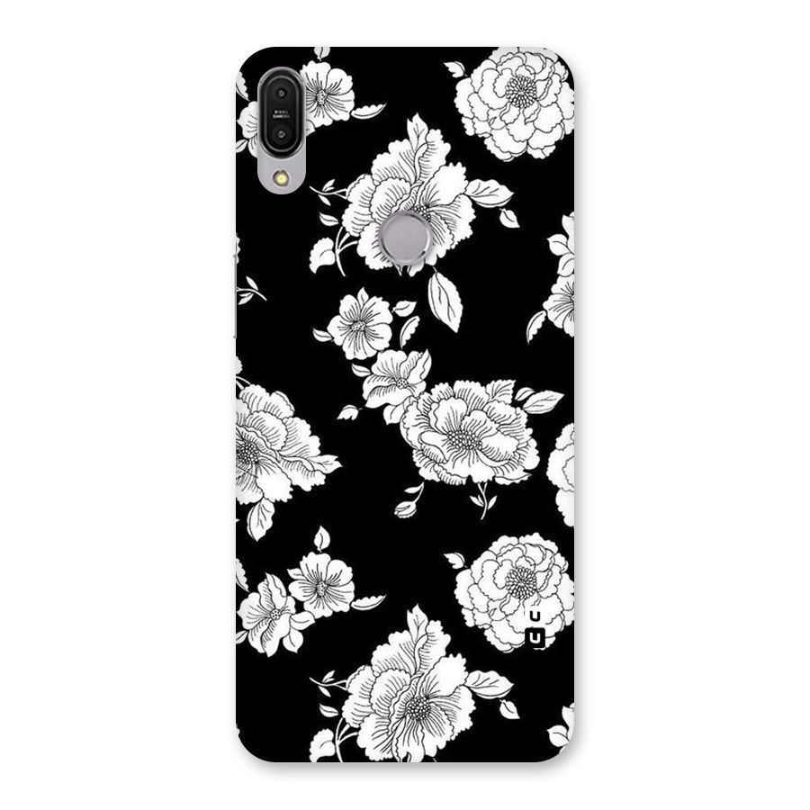 Cool Pattern Flowers Back Case for Zenfone Max Pro M1