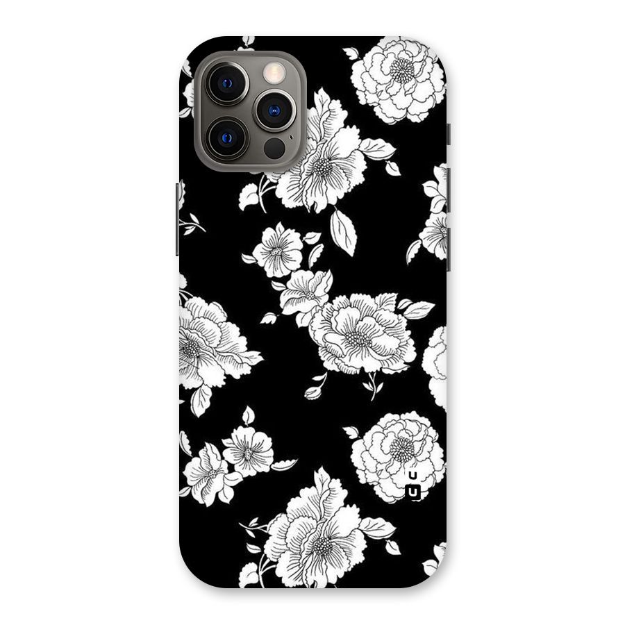 Cool Pattern Flowers Back Case for iPhone 12 Pro