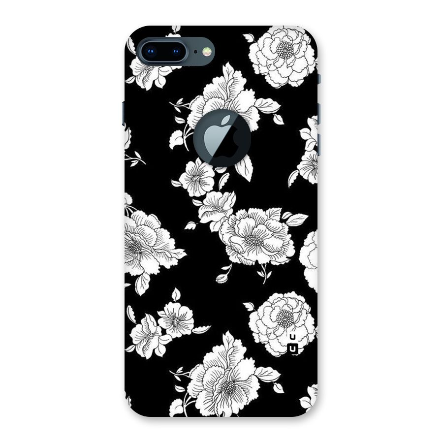 Cool Pattern Flowers Back Case for iPhone 7 Plus Logo Cut