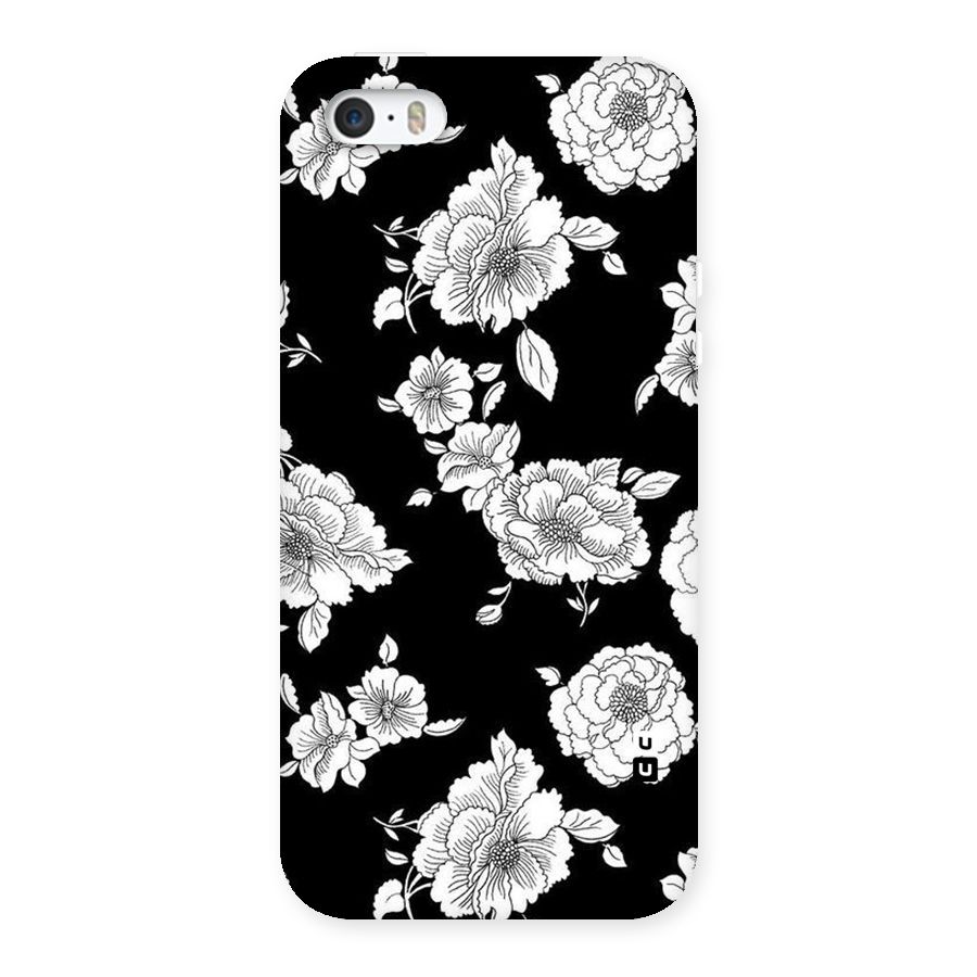 Cool Pattern Flowers Back Case for iPhone SE
