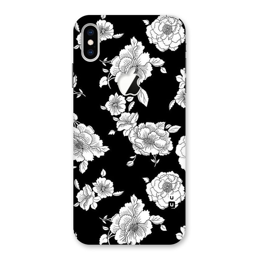 Cool Pattern Flowers Back Case for iPhone XS Max Apple Cut