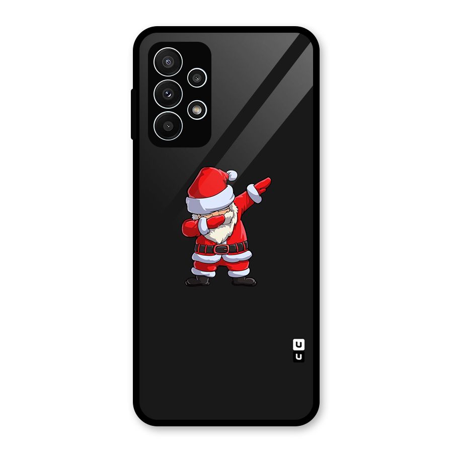 Cool Santa Dab Glass Back Case for Galaxy A23