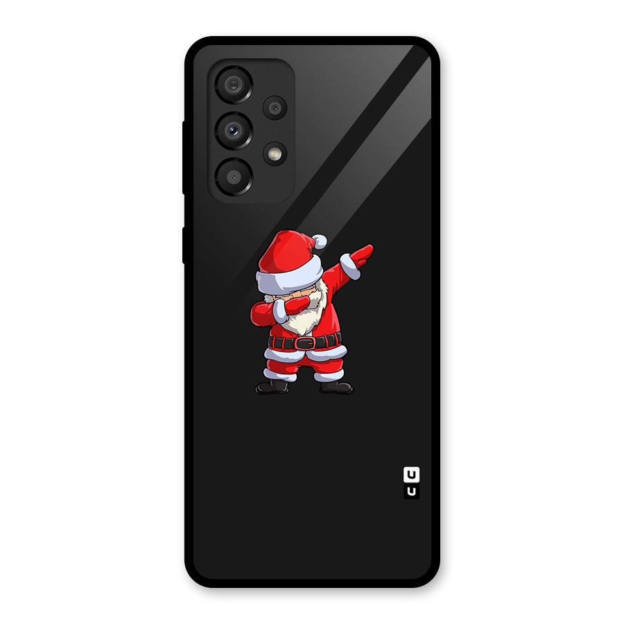 Cool Santa Dab Glass Back Case for Galaxy A33 5G