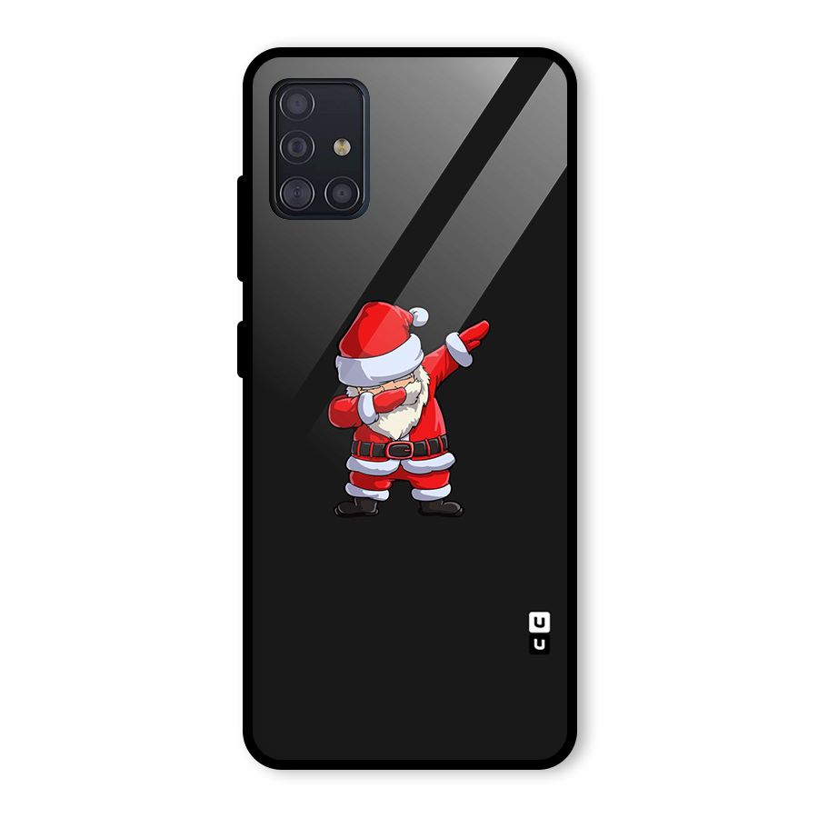 Cool Santa Dab Glass Back Case for Galaxy A51