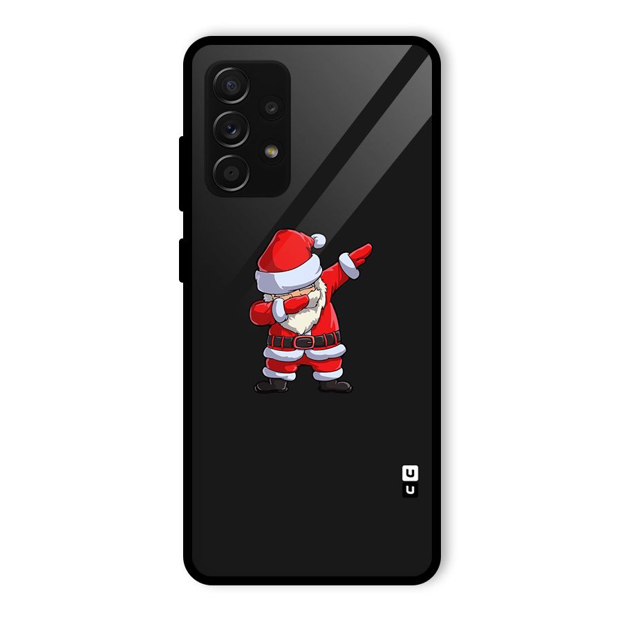 Cool Santa Dab Glass Back Case for Galaxy A53 5G