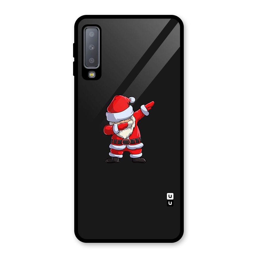 Cool Santa Dab Glass Back Case for Galaxy A7 (2018)