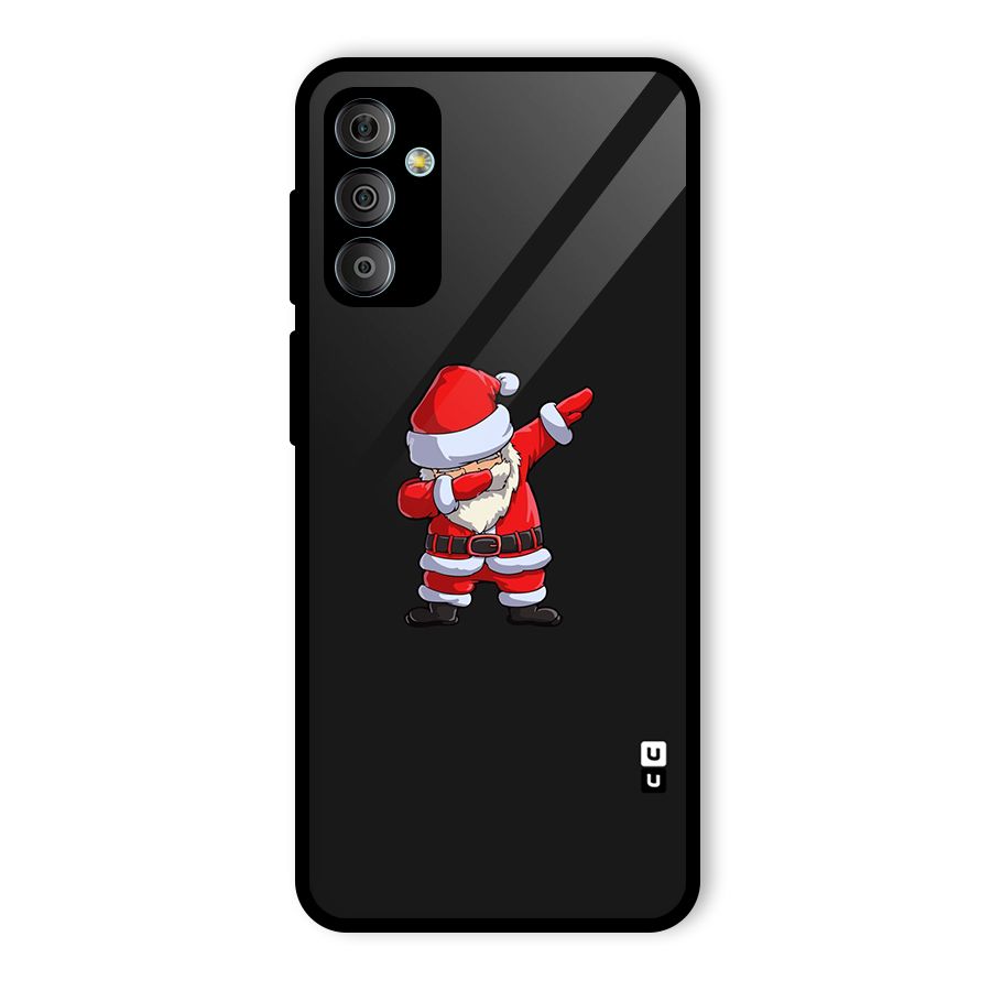 Cool Santa Dab Glass Back Case for Galaxy F23